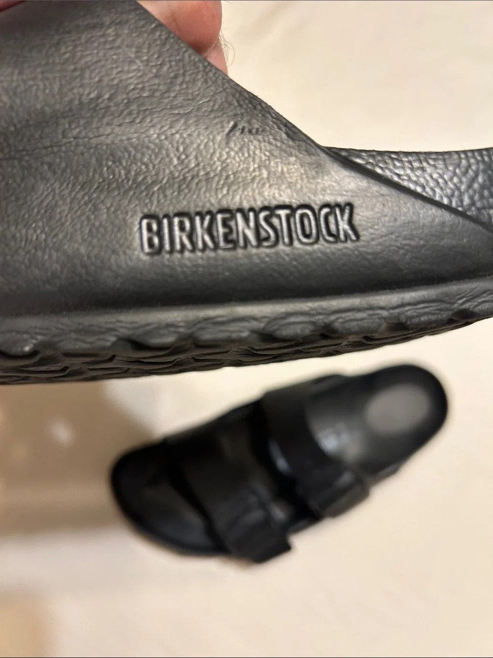 Birkenstock Black Two-Strap Men’s Sandals